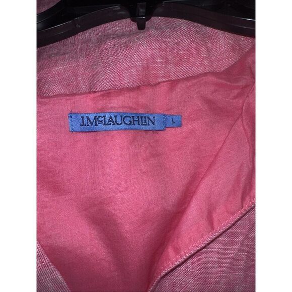 J.McLaughlin Size L Peony Rue 100% Linen Sheath Dress NWT $198 - Picture 4 of 8